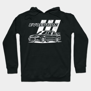 Lancer Evolution III (White Print) Hoodie